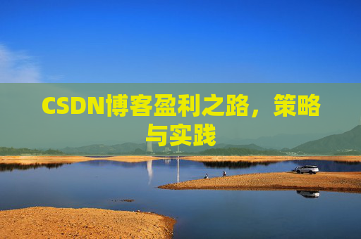 CSDN博客盈利之路，策略与实践